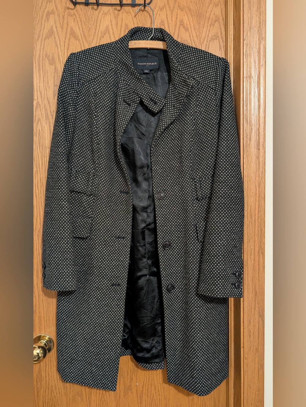 Banana Republic Microdot Peacoat